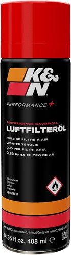 K&N Air Filter Oil 14.36 fl oz/408 ml Aerosol Spray- Non-US - 99-0518EU
