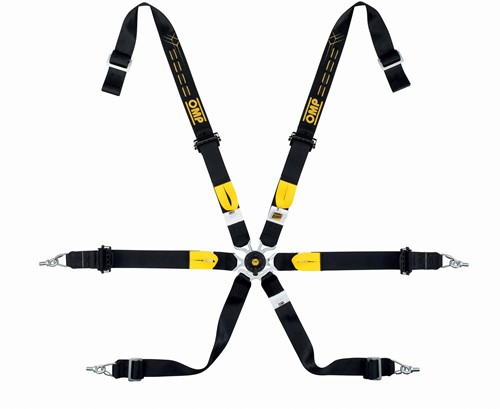 OMP Racing Harness ONE - 2 inch - WRC PULL UP - Black