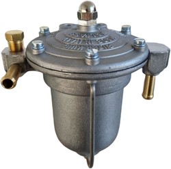 Malpassi Filter King 85 mm - FPR007 Fuel Filter and Pressure Regulator with Metal Bowl