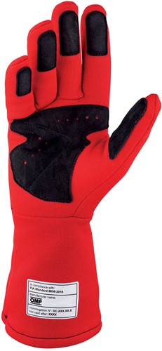 OMP DIJON - Vintage gloves - FIA 8856-2018 - Red - Size S OMP DIJON - Vintage gloves - FIA 8856-2018 - Red - Size S-2