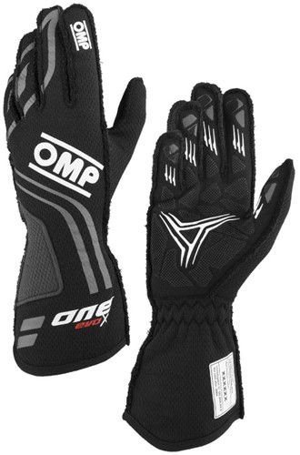 OMP ONE EVO-X Handschoenen FIA 8856-2018 - Zwart - Maat XS
