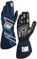 OMP ONE-S GLOVES my2025 FIA 8856-2018 - Navy Blue / Cyan - Size XS OMP ONE-S GLOVES my2025 FIA 8856-2018 - Navy Blue / Cyan - Size XS