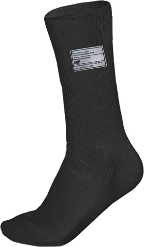 OMP NOMEX Sokken - FIA 8856-2018 - Zwart - Maat XS OMP NOMEX Socks - FIA 8856-2018 - Black - Size XS