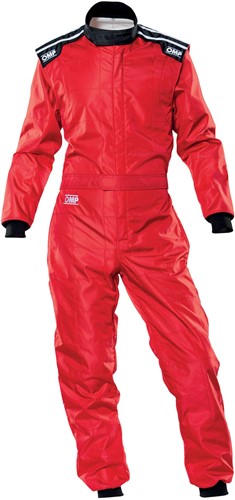 OMP KS-4 KART OVERALL RED - Size S