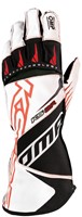 OMP KS-2R - kart gloves - White / Black / Red - Size XXS OMP KS-2R - kart gloves - White / Black / Red - Size XXS