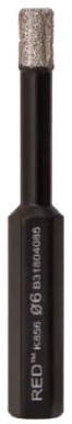KGS RED K856 - Diamond drill with hexagonal connection - Dry - 6 mm