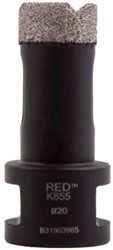 KGS RED K855 - M14 Diamantboor Droog 20 mm