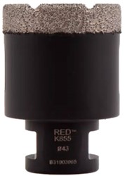 KGS RED K855 - M14 Diamantboor Droog 43 mm