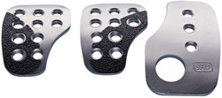 OMP SET 3 RACING PEDALS SILVER