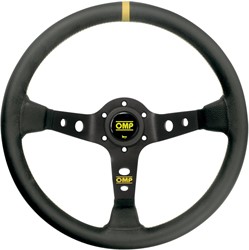 OMP Corsica Liscio sports steering wheel - Suede - Black