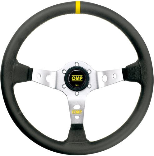 OMP Corsica Liscio sports steering wheel - Suede - Black / Silver OMP Corsica Liscio sports steering wheel - Suede - Black / Silver