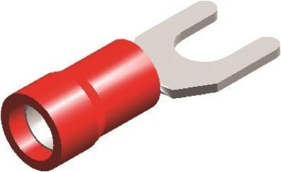 QSP Vorkkabelschoen - PVC geïsoleerd - 0,5-1,5 mm² - M3 - rood (10 stuks)