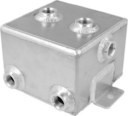 QSP aluminium benzine catchtank 1 Liter - D08
