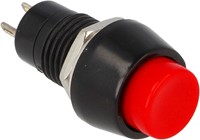 Push button - Red - 12V/1A