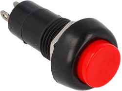 Drukknop - Rood - 12V/3A