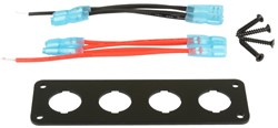 QSP - Panel Black for 4 switches QSP - Panel Black for 4 switches