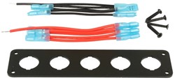 QSP - Panel Black for 5 switches QSP - Panel Black for 5 switches