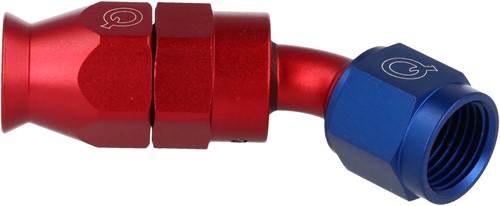 QSP slang adapter PTFE 45° AN4 QSP hose adapter PTFE 45° AN4-2