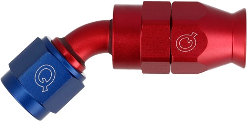 QSP slang adapter PTFE 45° AN4 QSP hose adapter PTFE 45° AN4