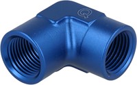 QSP aluminium koppelstuk 90° female 1/8 NPT QSP aluminum coupling piece 90° female 1/8 NPT
