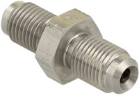 QSP Adapter ss male / male D3 - M10x1 both sides dual flair (concave / convex) QSP Adapter ss male / male D3 - M10x1 both sides dual flair (concave / convex)
