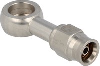 QSP stainless steel banjo eye straight long AN3 - 10.2 mm QSP stainless steel banjo eye straight long AN3 - 10.2 mm