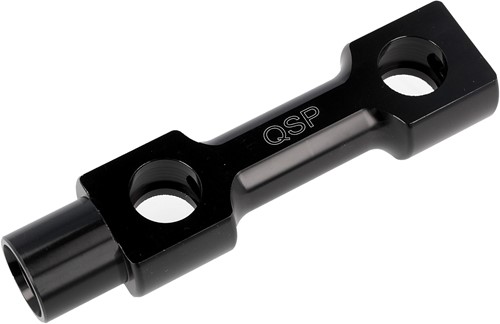 QSP brandstofrail - 12 mm - Zwart QSP Fuel rail - Outlet - 12 mm - Black