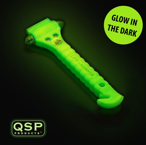 QSP - Lifehammer en Gordelsnijder - Glow in the dark-3