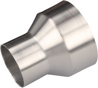 QSP aluminium verloop recht - 70-50 mm QSP aluminum reducer straight - 70-50 mm