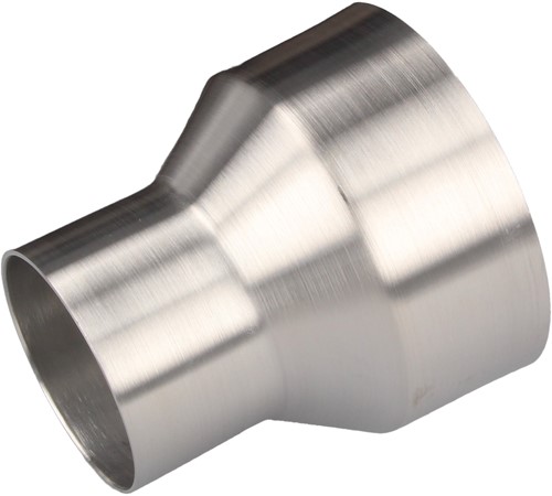 QSP aluminium verloop recht - 89-76 mm