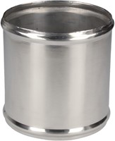 QSP aluminium coupling piece - 63 mm - Silver