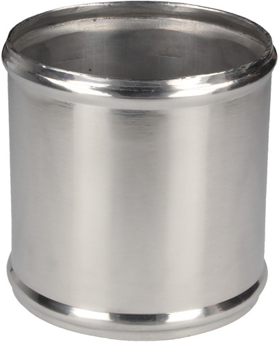 QSP aluminium coupling piece - 63 mm - Silver
