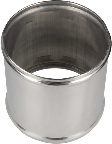 QSP aluminium coupling piece - 63 mm - Silver-2