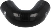 QSP Silicone hose - 135° bend - 6,5 mm - Black-3