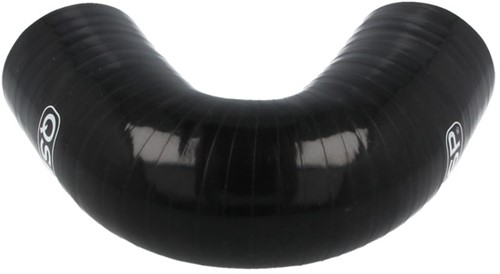 QSP Silicone hose - 135° bend - 6,5 mm - Black-3