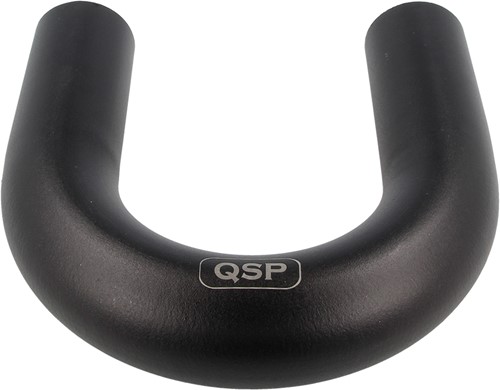 QSP aluminium 180° bocht - 70 mm - Zwart QSP aluminum 180° bend - 70 mm - Black