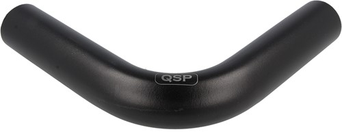 QSP aluminum 90° bend - 51 mm - Black