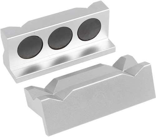 QSP Magnetische Aluminium Bankschroefklemmen - Set van 2 QSP Magnetic Aluminum Vise Jaw Inserts â€“ Set of 2-2