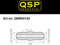 QSP verbinder male - 3/8'' UNF convex QSP connector male - 3/8'' UNF convex-3