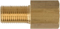 QSP Verloop messing female M10x1 - male 3/8 24UNF QSP adapter female M10x1 - male 3/8 24UNF-2