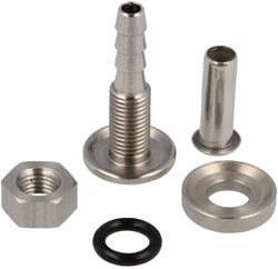 QSP self-closing fitting 5 mm stainless steel