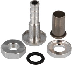 QSP self-closing fitting 8 mm aluminum