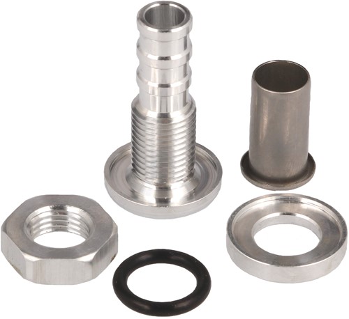 QSP self-closing fitting 10 mm aluminum