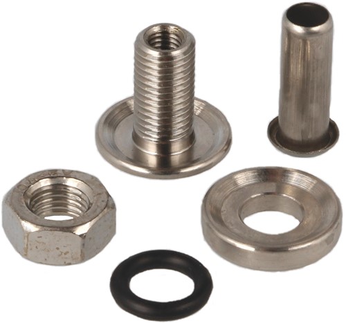 QSP zelf afsluitbare fitting M5 inwendige draad RVS