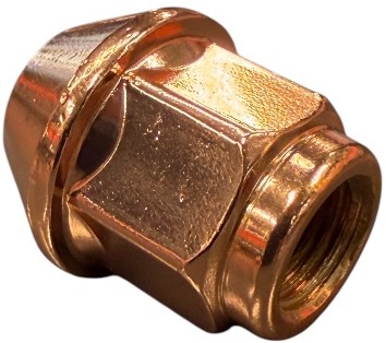 QSP Verkoperde stalen wielmoer - Conisch - M12x1,25 - 60° - 19 mm Hex - Lengte 29 mm-2