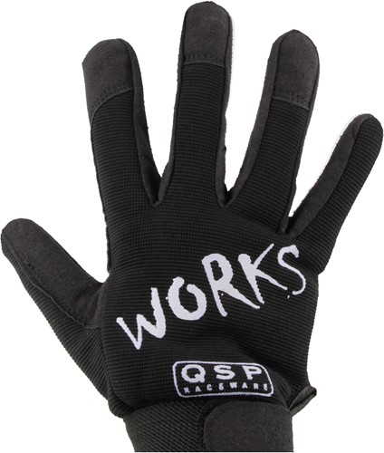 QSP Works work glove - Black - Size S QSP Works work glove - Black - Size S