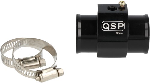 QSP T-adapter for 1/8 NPT sensor - 26 mm - Black