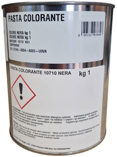 Tenax Kleurpasta Zwart (Nera) - 1KG