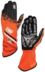 OMP KS-X Art - kart handschoenen My2025 - Orange / Black