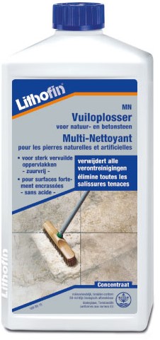 Lithofin MN Vuiloplosser voor natuursteen en beton - 1L